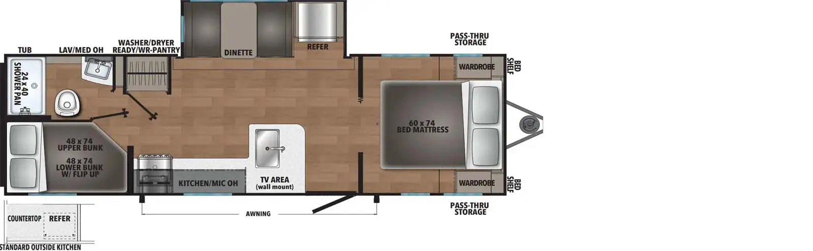 5250BHS Floorplan Image